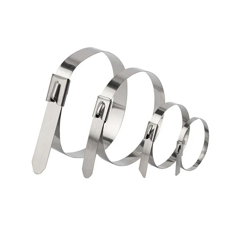 روابط الكابلات المصنوعة من الفولاذ المقاوم للصدأ والمتينة للاستخدام الصناعي