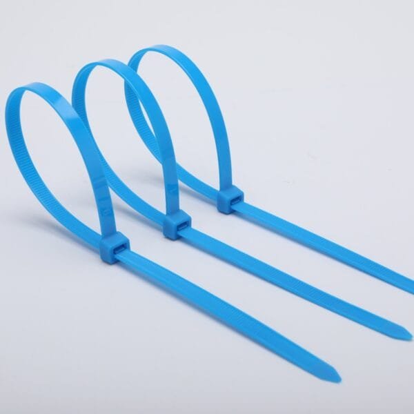 blue zip ties