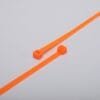 orange cable ties