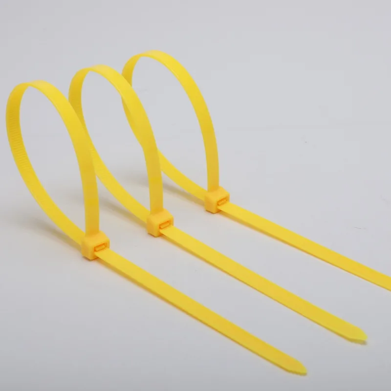 yellow zip tie