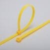yellow zip ties