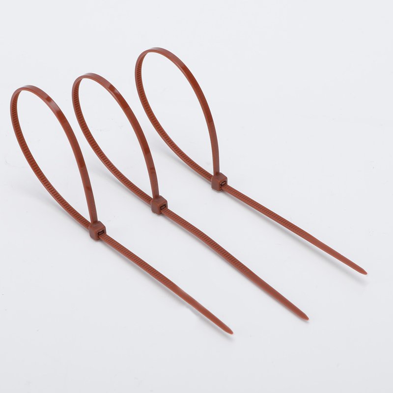 brown zip ties