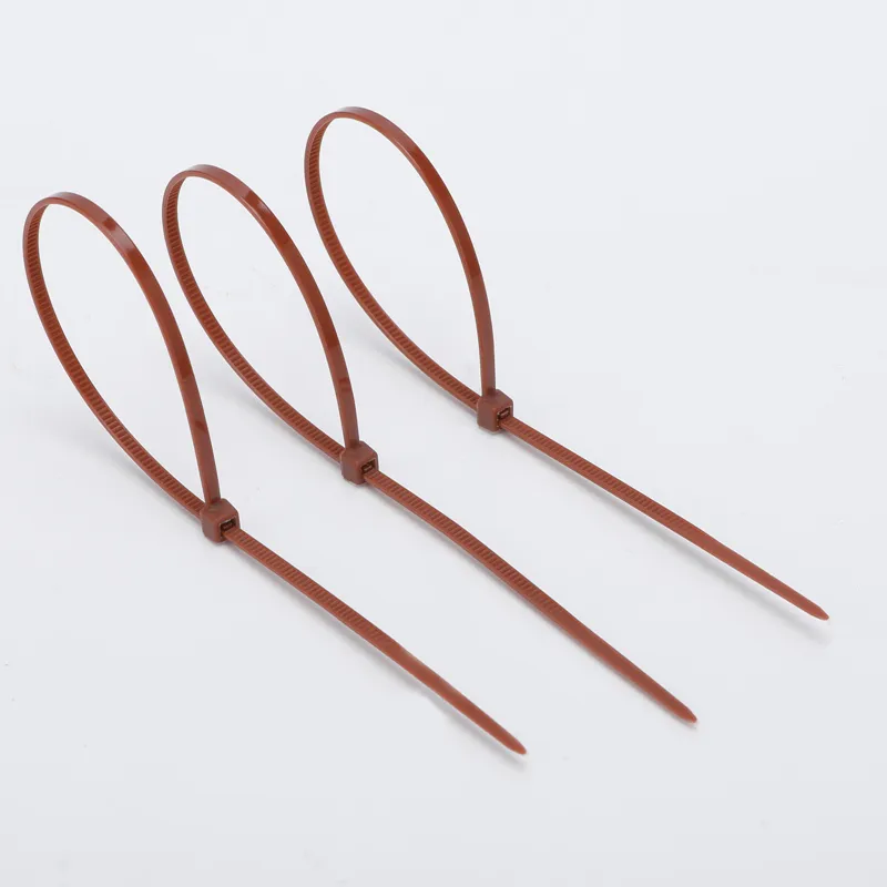 brown zip ties