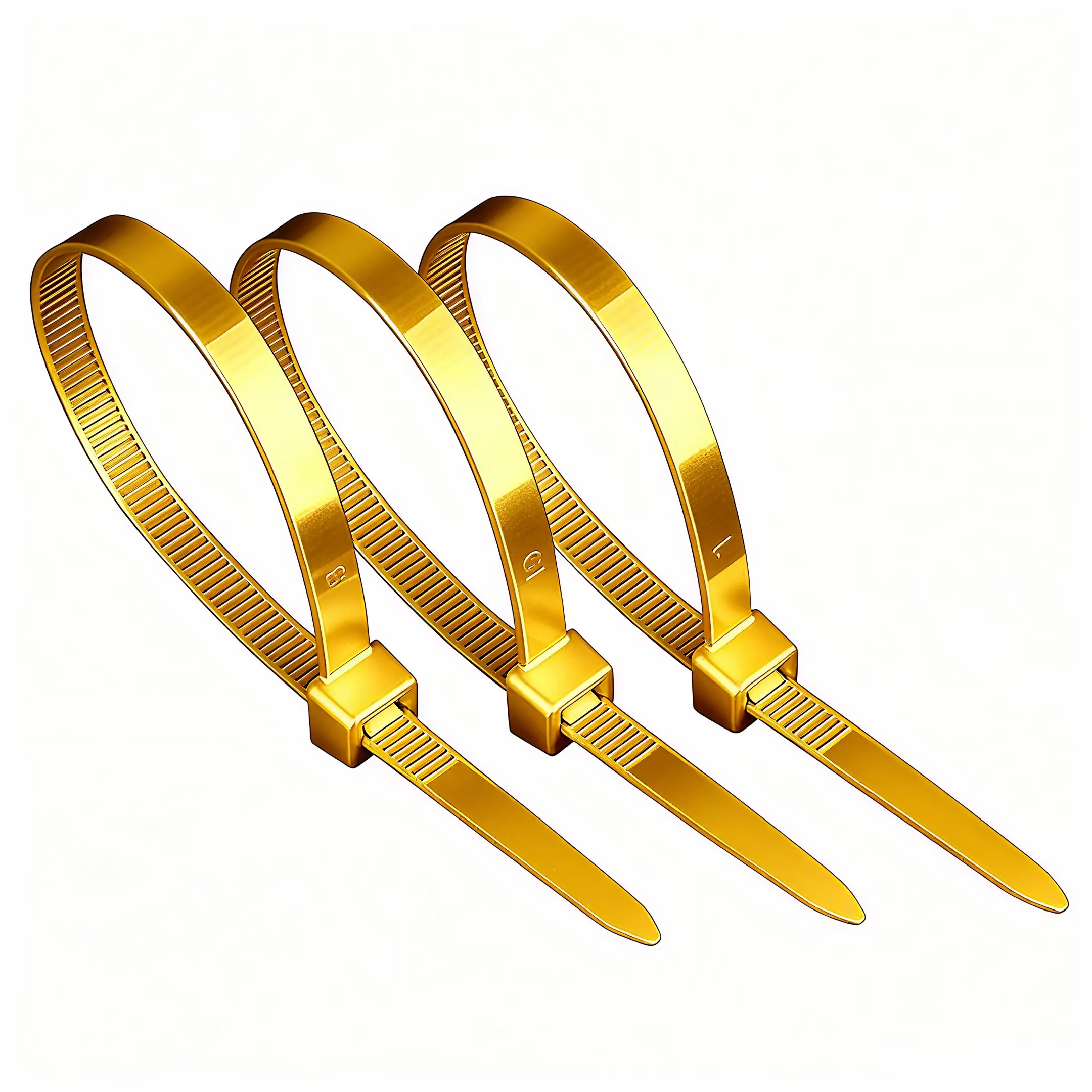 Goldene Kabelbinder