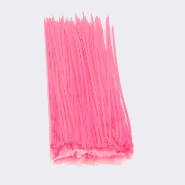 pink cable ties