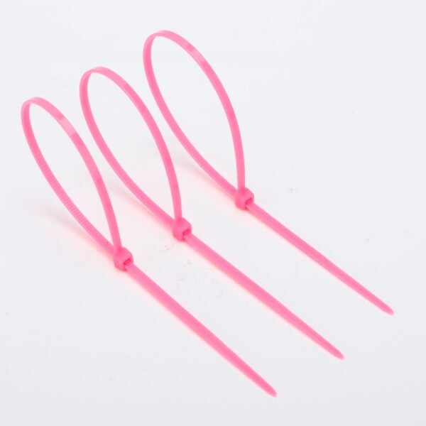 pink zip ties