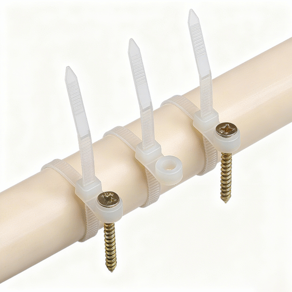 screw hole cable ties
