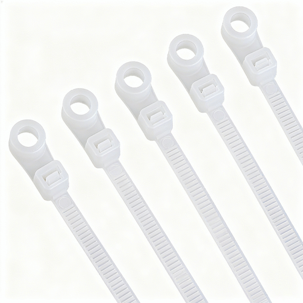 tie wraps with screw hole