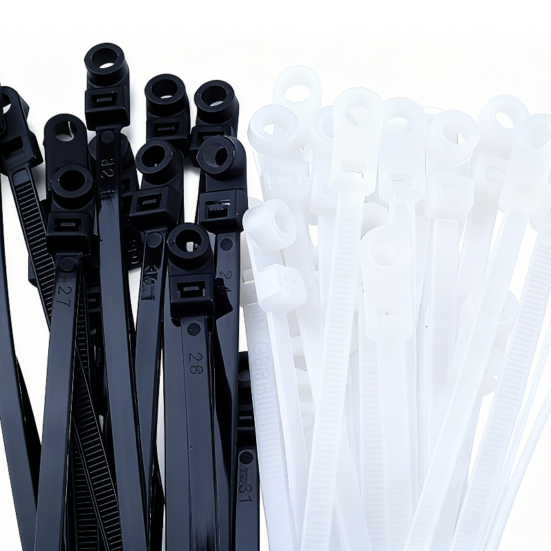 zip ties with screw hole