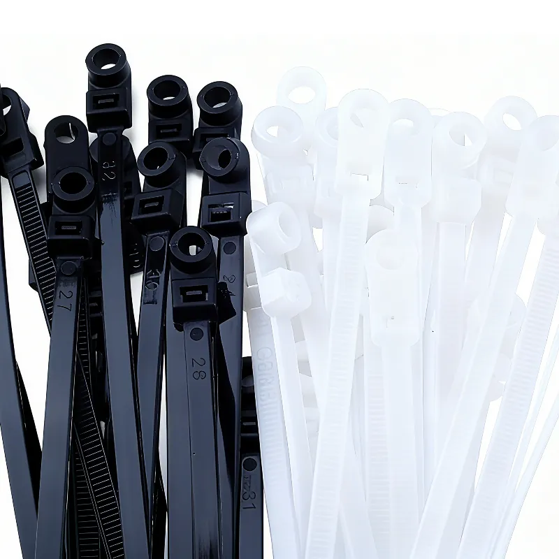 zip ties with screw hole