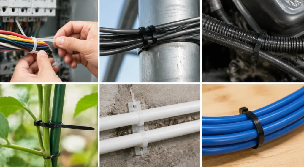how to tie cable ties