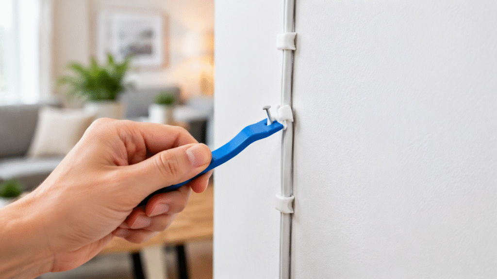 How to Remove Cable Clips Without Damaging Walls
