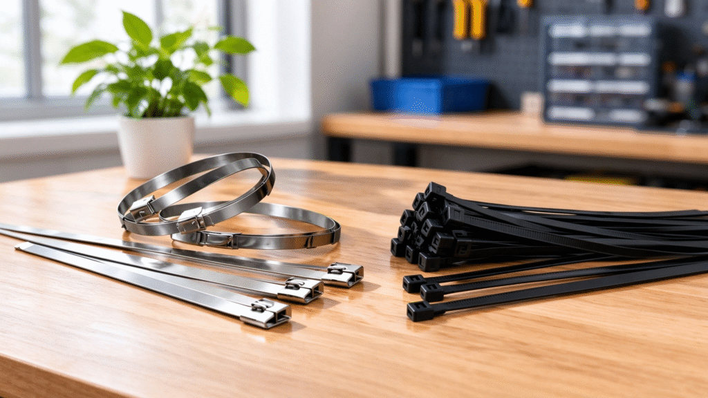 are metal zip ties better than plastic