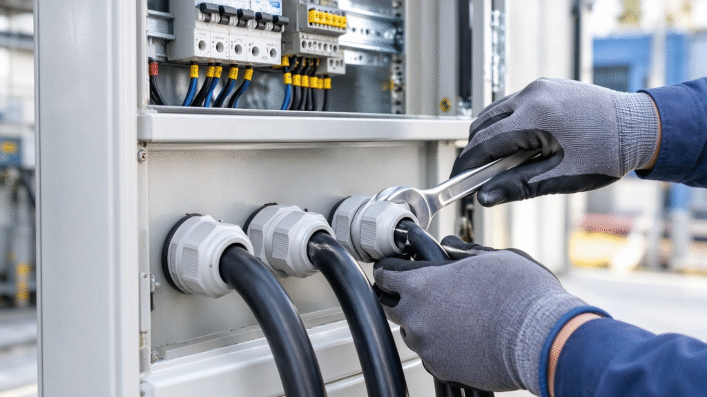 how to install cable gland​