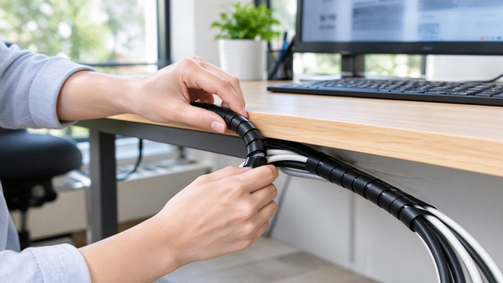 How to Use Spiral Cable Wrap for Easy Cable Management